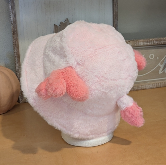 Maxolotl the Axolotol Fuzzy Bucket Hat Small Business Pink - Picture 5 of 8